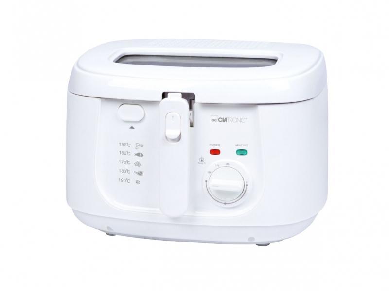 Clatronic Friggitrice 1800W FR 3771 (Bianco)