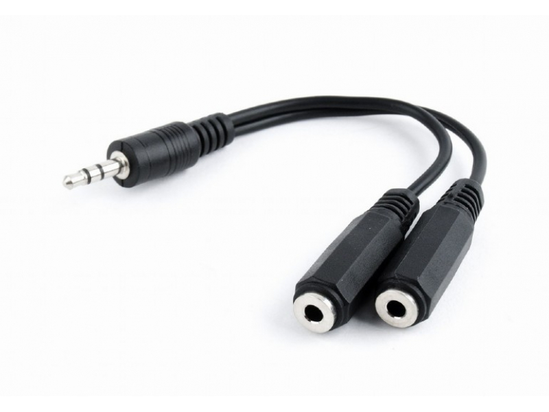CableXpert CAVO AUDIO SPLITTER 3.5MM/10CM BIANCO CCA-415-0.1M