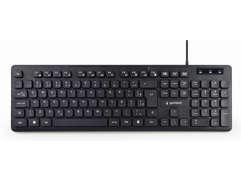 Gembird multimedia toetsenbord USB- cioccolato - KB-MCH-04