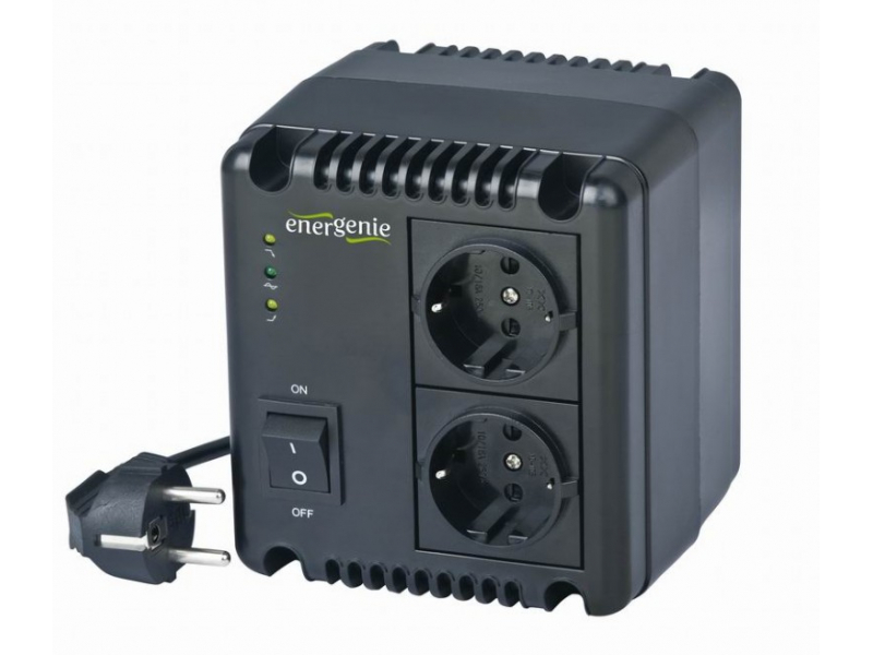 EnerGenie Regolatore e Stabilizzatore Automatico di Tensione, 220VAC, 1000VA - EG-AVR-1001