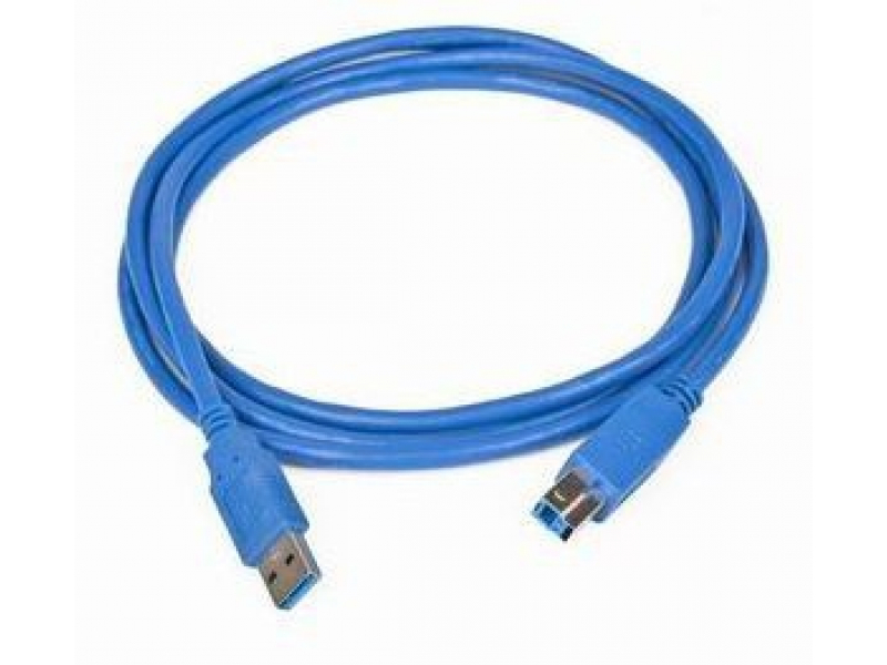 CableXpert 1,83 m - USB A - USB B - Maschio/Maschio - 5000 Mbps - Blu CCP-USB3-AMBM-6