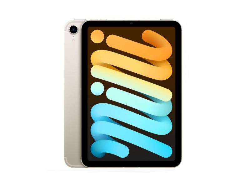 Apple iPad Mini 6. Generazione cellulare 21081 cm (83) 64 GB di stella polare (display retina multi-touch mk8c3fd/a)