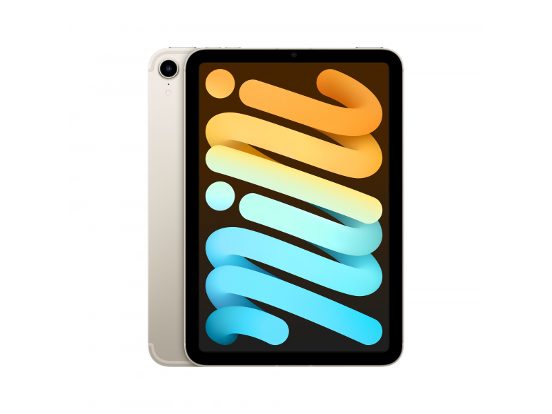 Apple iPad Mini 6. Generazione + cellulare 21,081 cm (8,3) stella polare da 256 GB (display retina, multi-touch, mk8h3fd/a)