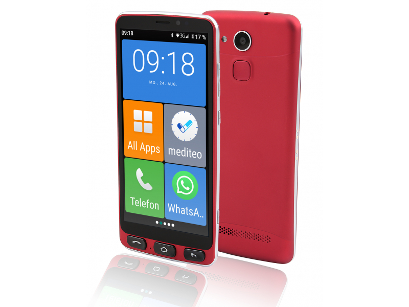 Olympia Neo (5,5 pollici) - 2 GB - 16 GB Android 10.0 - Nero - Rosso 2287