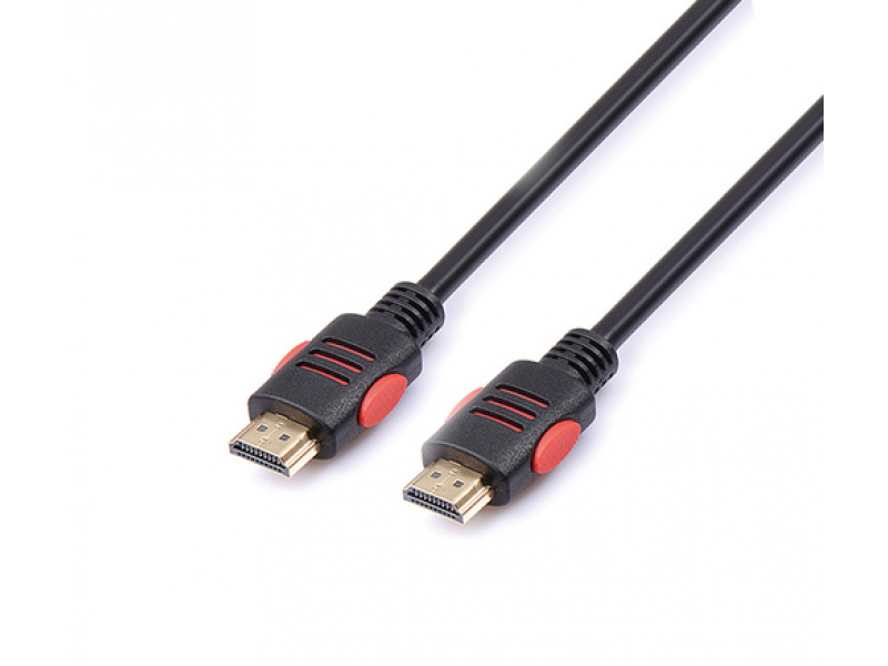 Cavo HDMI Reekin - 5,0 metri - FULL HD 4K nero/rosso (alta velocitÃƒÂ  con Eth.)