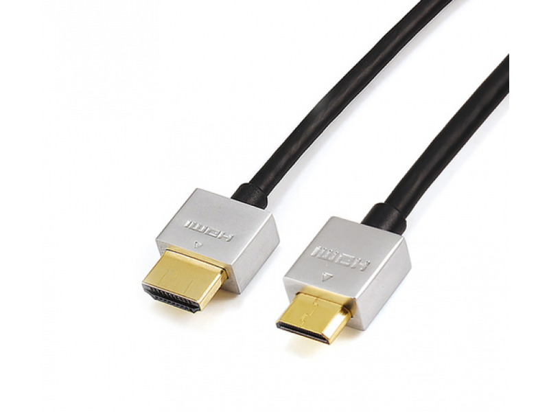 Cavo HDMI Reekin - 3,0 metri - FULL HD Ultra Slim Mini (Hi-Speed Ã¢â‚¬â€¹Ã¢â‚¬â€¹w. Eth.)