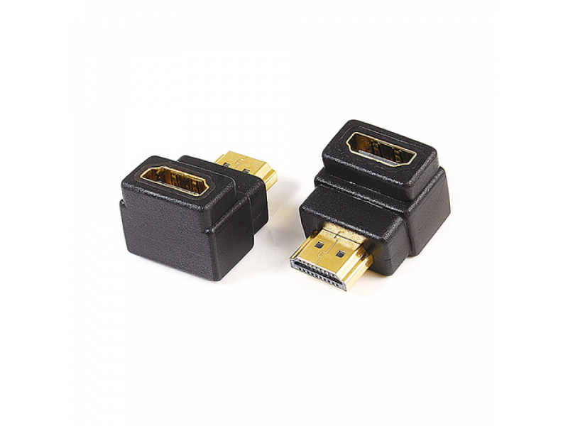 Adattatore Reekin HDMI tipo A femmina - maschio (90Ã‚Â°)