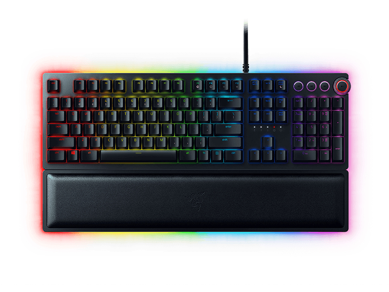Razer Huntsman Elite tastiera Nero (Razer Keyboard Huntsman Elite Gaming DE black klickender optischer Switch)