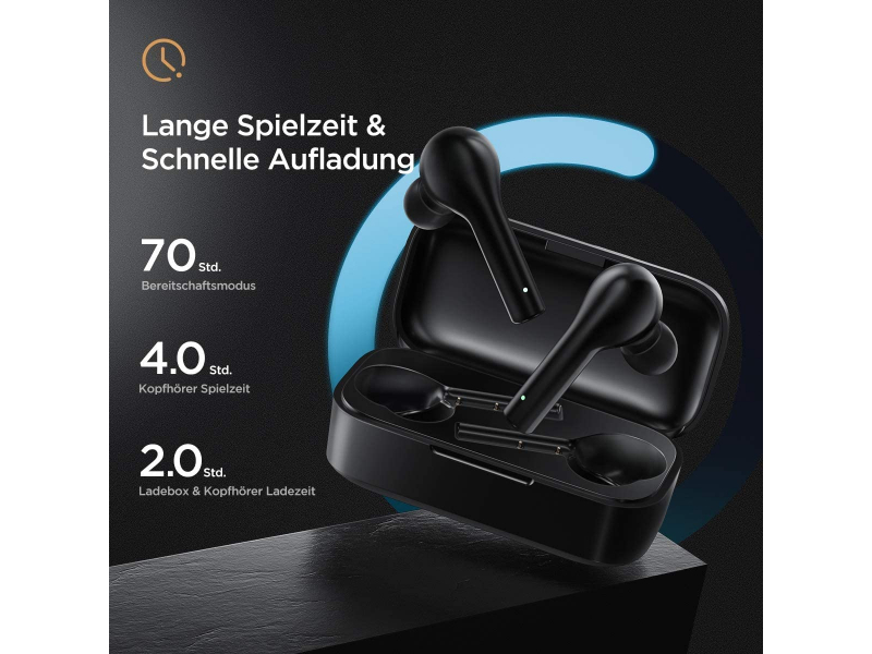 JOMARTO In1933 Cuffie Bluetooth V5.0 TWS con cancellazione del rumore