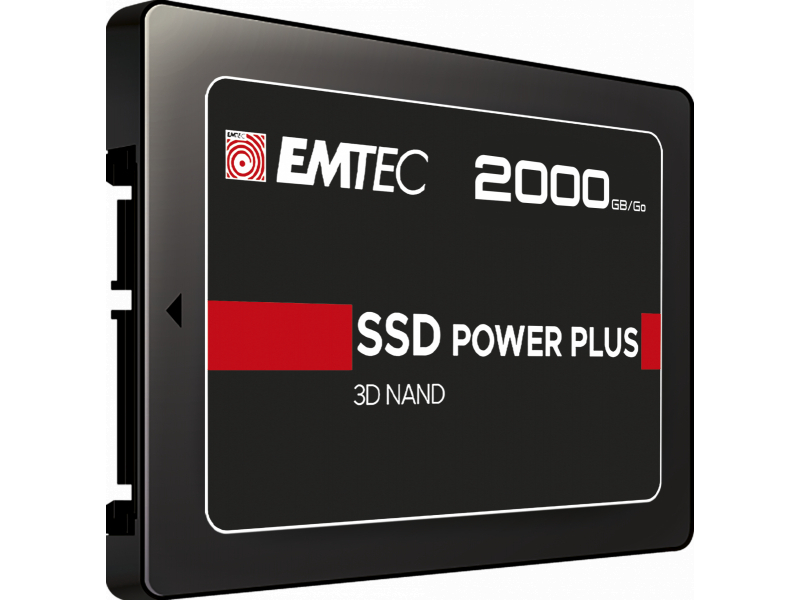 Emtec SSD interno X150 2TB 3D NAND 2.5 SATA III 500MB/sec ECSSD960GX150