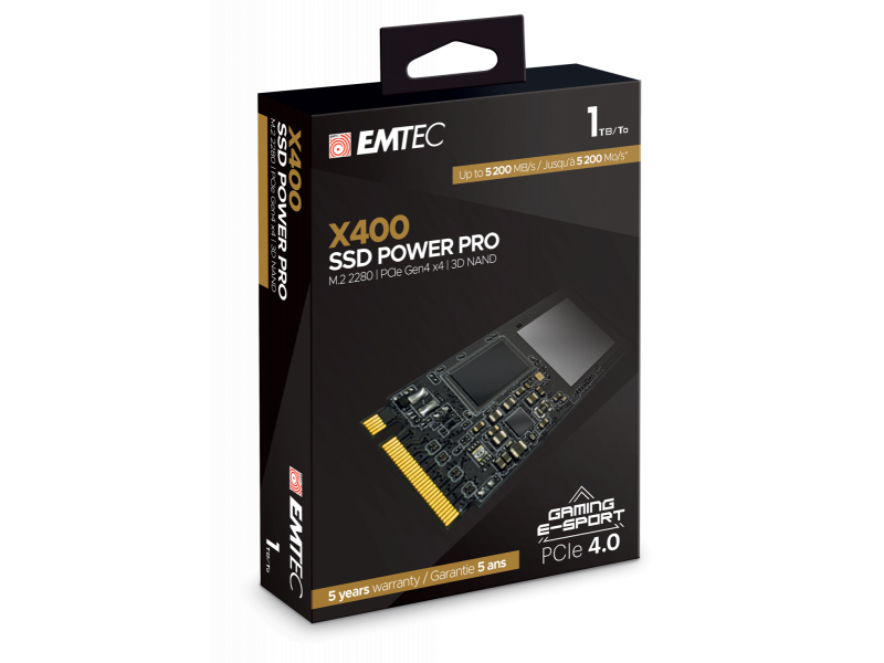 Emtec X400 1 TB M.2 PCI Express 4.0 NVMe 3D NAND (X400)