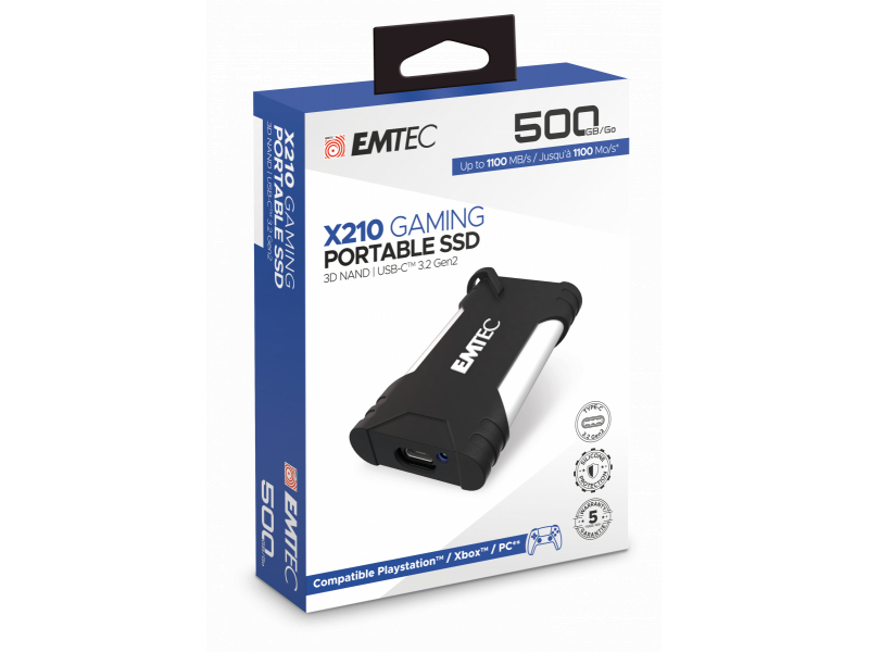 SSD PORTATILE 3.2 X210G 500GB