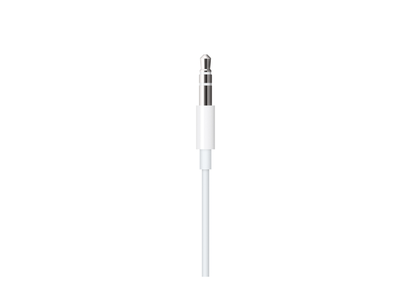 Apple Cavo audio da lightning a jack cuffie 3.5mm - Bianco (Apple Lightning to 3.5mm Audio Cable - Audio cable - Lightning male