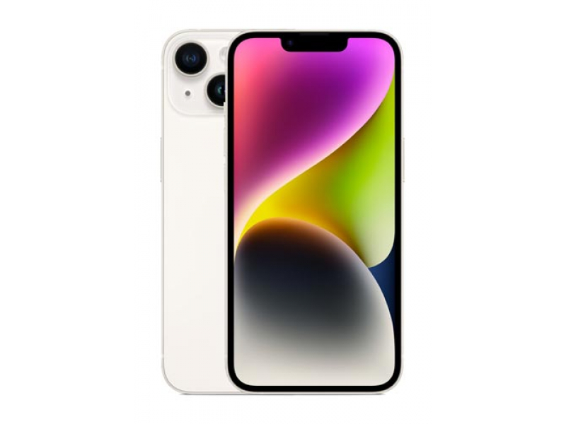 Apple iPhone 14 155 cm 6.1 Doppia SIM iOS 17 5G 256 GB Bianco (IPHONE 14 256GB - STARLIGHT)