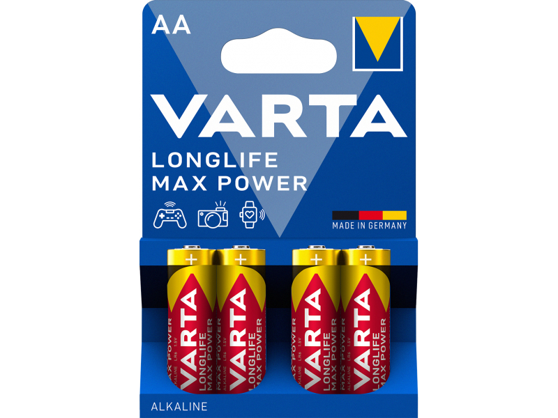 Longlife Max Power AA Baugre AA/LR06 Spannung 1.5V Retail Blister (4-Pack)