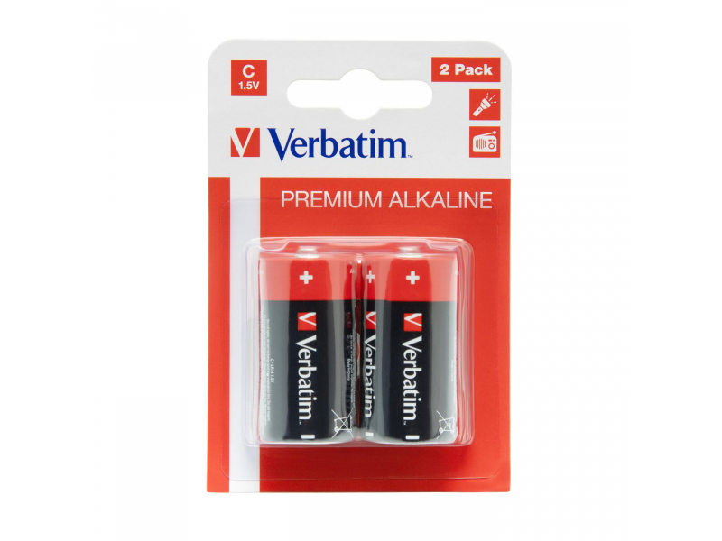 VERBATIM PILES 2X C-LR14 ALKALINE