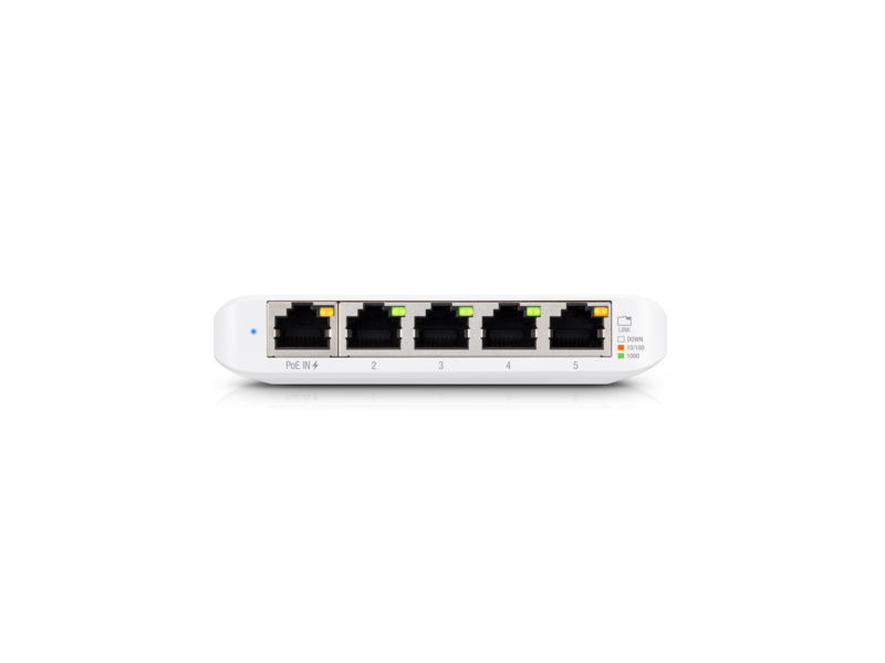 Ubiquiti USW-Flex-Mini Switch UniFi 5x RJ45 1000Mb/s 1x PoE In