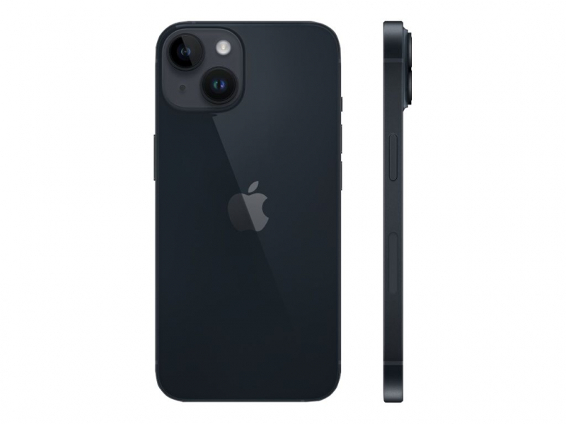 Apple iPhone 14 Plus 17 cm [6.7] Doppia SIM iOS 17 5G 256 GB Nero (Apple iPhone 14 Plus - 5G smartphone - dual-SIM / Internal M