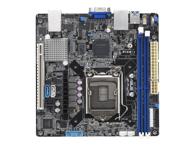 ASUS P12R-I ASMB10 Intel C252 LGA 1200 [Socket H5] ATX (ASUS SERVER P12R-I S1200 C252/VGA/2xGBL/mITX [incl. ASMB10 iKVM])