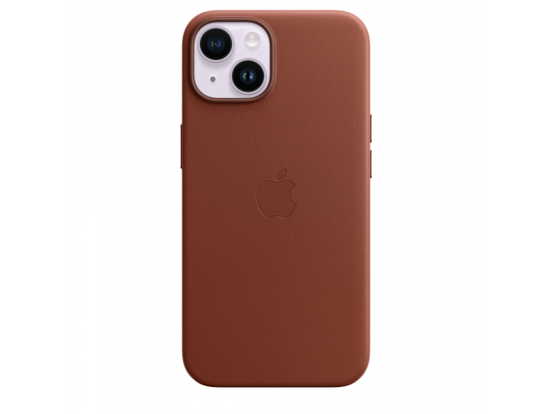 iPhone 14 Leather Case with MagSafe - Umber