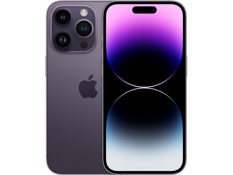 Apple iPhone 14 Pro 128GB Dark Purple (display XDR Super Retina 6.1, display sempre acceso, Isola Dynamic)