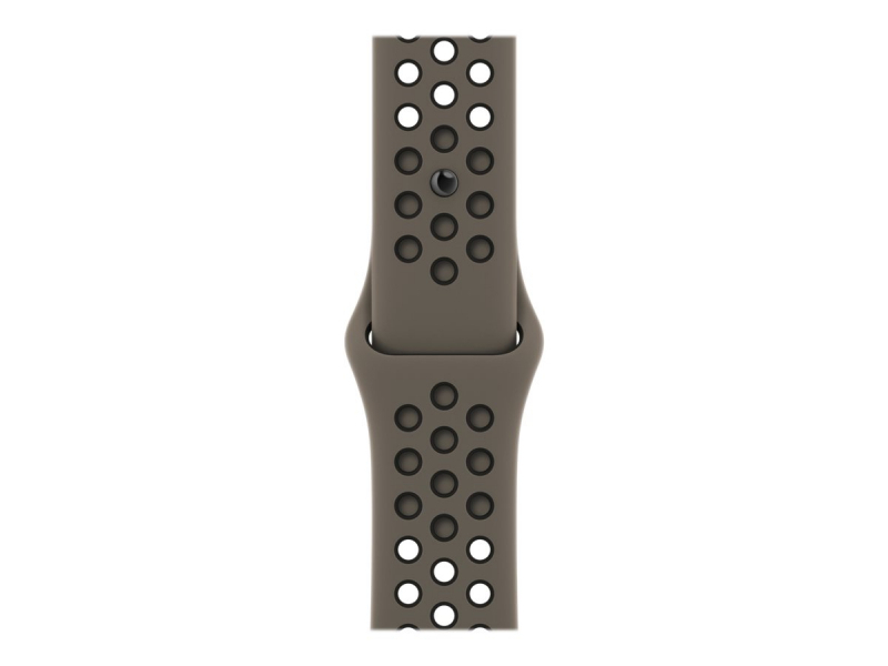 Apple MPGT3ZM/A accessorio indossabile intelligente Band Nero, Grigio, Oliva Fluoroelastomero (-^APPLE WATCH 41 O GREY/BK NS-)