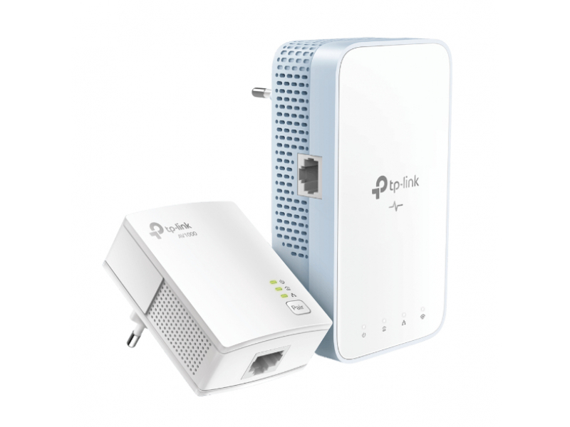 TP-Link TL-WPA7519 KIT 1000 Mbit/s Collegamento ethernet LAN Wi-Fi Bianco 2 pz (AV1000 POWERLINE AC WI-FI KIT - GIGABIT)