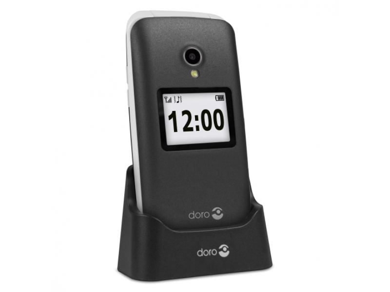 Doro 2424 2.4 3MP Bluetooth 800mAh Grigio Argento 380442