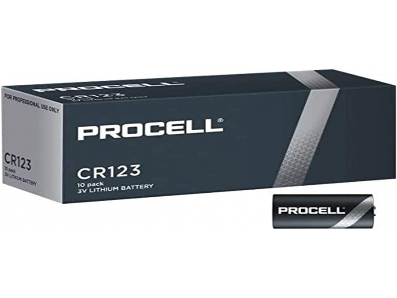 Batteria Duracell Litio CR123A 3V -CR 123A/CR 17345 137448