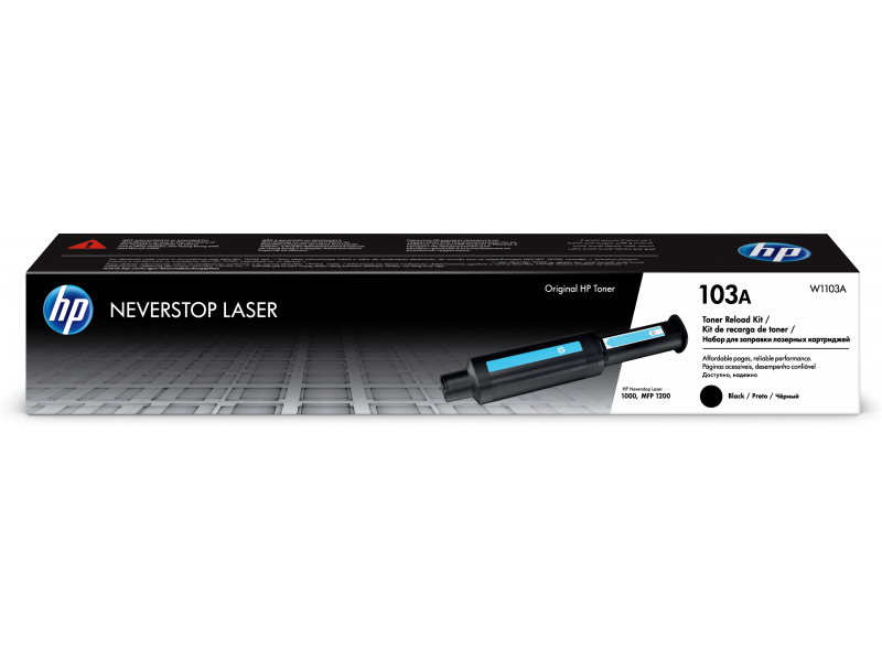 HP 103A RELOAD KIT - NOIR - RECHARGE DE TONER - POUR NEVERSTOP 1001 1202 NEVERSTOP LASER 1000 MFP 1200 MFP 1201 MFP 1202