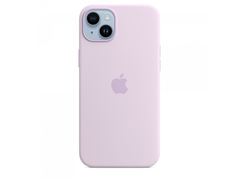 Apple Custodia MagSafe in silicone per iPhone 14 Plus - Lilla (IPHONE 14 PLUS SILICONE CASE - WITH MAGSAFE - LILAC)
