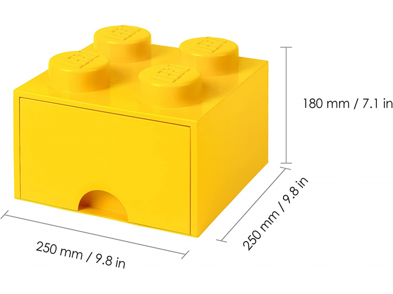 LEGO Storage Brick Cassetto 4 GIALLO (40051732)