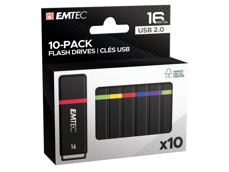 UnitÃƒÂ  flash USB 16 GB EMTEC K100 (confezione da 10 mini)