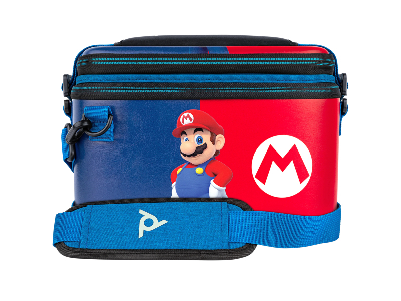 PDP Overnight: Power Pose Mario Custodia rigida Nintendo Multicolore