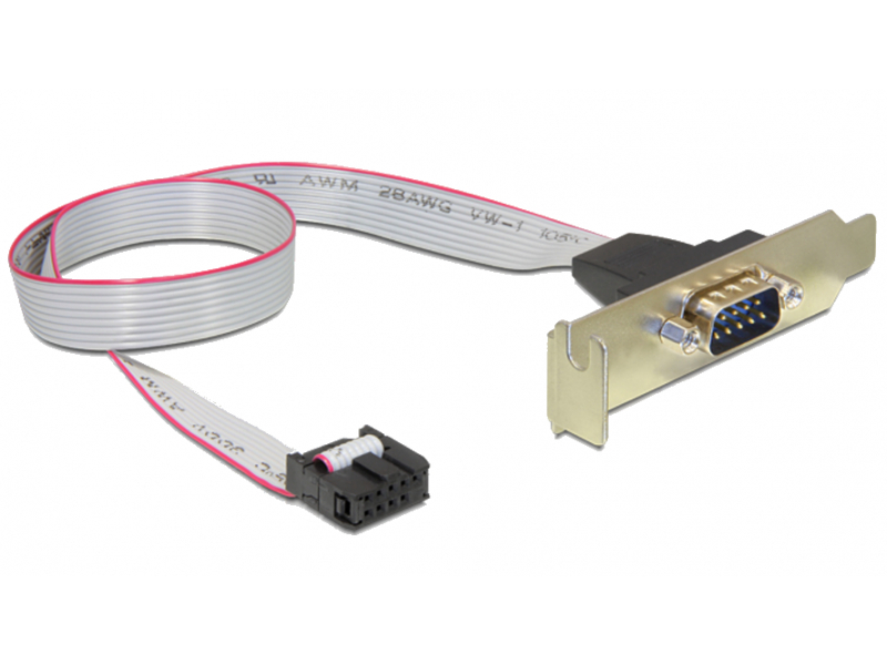 Montaggio a pannello porta seriale CableXpert DB9 - CC-DB9ML-01