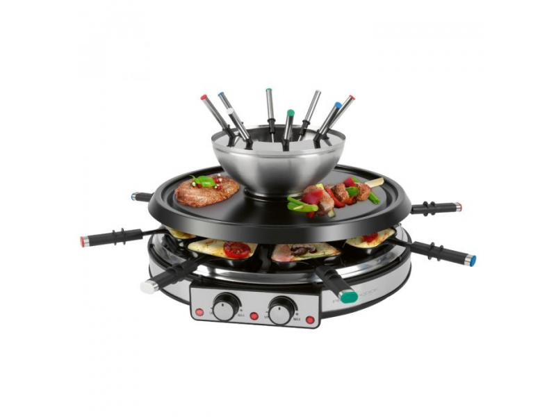 Ã¢â‚¬Â¢ Artikelanzahl 8-teilig Ã¢â‚¬Â¢ Heizstufen: 2x Ã¢â‚¬Â¢ Raclette: FlÃƒÂ¤che ca. 40,0cm (durch