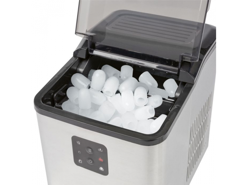 Produttore di cubetti di ghiaccio ProfiCook PC-EWB 1253 acciaio inossidabile/nero