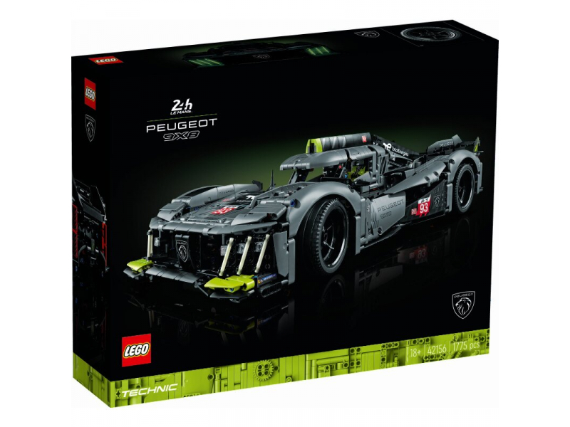 LEGO Technic. PEUGEOT 9X8 24H Le Mans Hybrid Hypercar 42156