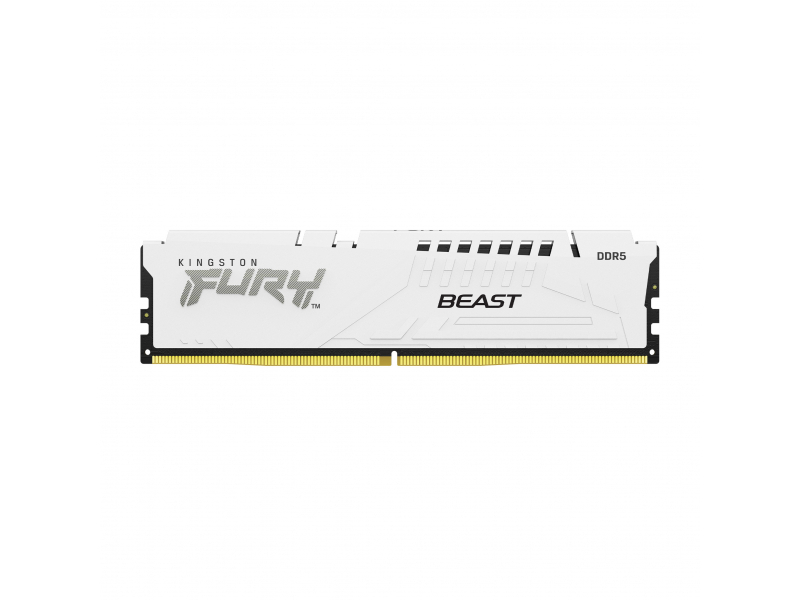 Kingston Technology FURY Beast 32 GB 6000 MT/s DDR5 CL40 DIMM [Kit da 2] White XMP (Kingston FURY Beast - DDR5 - kit - 32 GB: 2