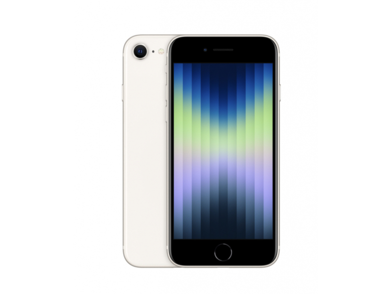 Apple iPhone SE 119 cm 4.7 Doppia SIM iOS 17 5G 64 GB Bianco (Apple iPhone SE 3rd generation - 5G smartphone - dual-SIM / Inter
