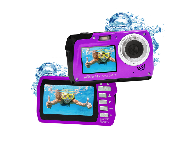 Easypix AQUAPIX W3048 EDGE Fotocamera subacquea (Viola)