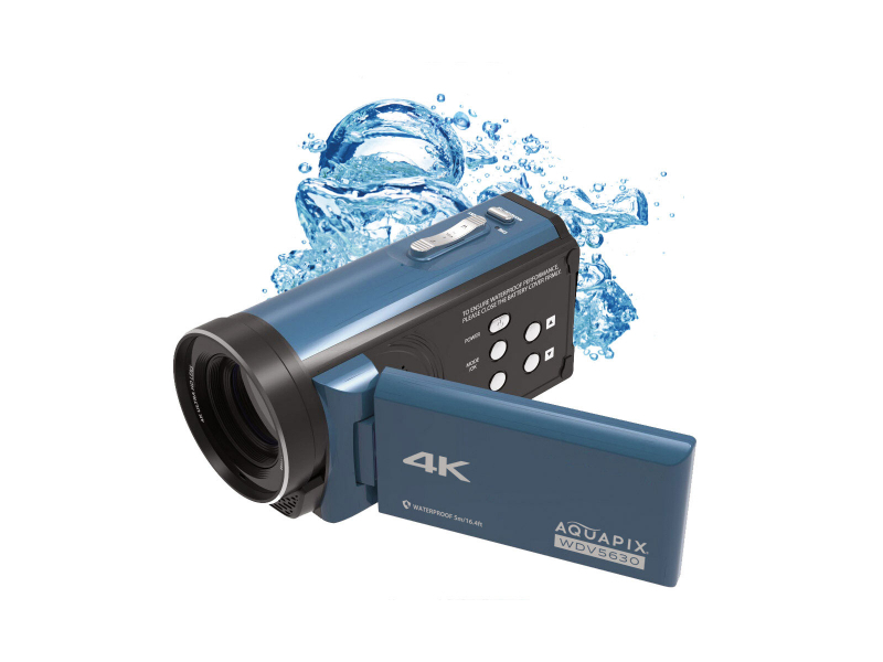 Easypix Aquapix WDV5630 Videocamera impermeabile (grigio-blu)