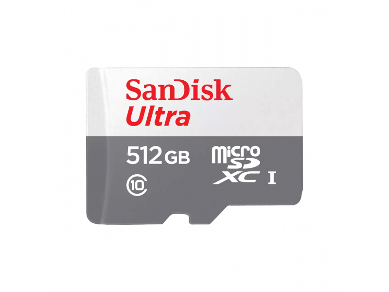 SanDisk Ultra 512 GB MicroSDXC UHS-I Classe 10 (SanDisk Ultra - Scheda di memoria flash - 512 GB - Class 10 - UHS-I microSDXC)