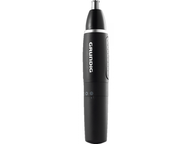 Grundig MT 3810 - Nero - Argento - Orecchio - Naso - Batteria in acciaio inossidabile AA 1,5 V