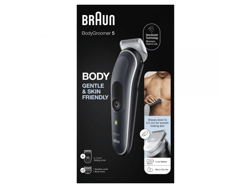 Braun BodyGroomer 5 BG5340 Rifinitore Corpo