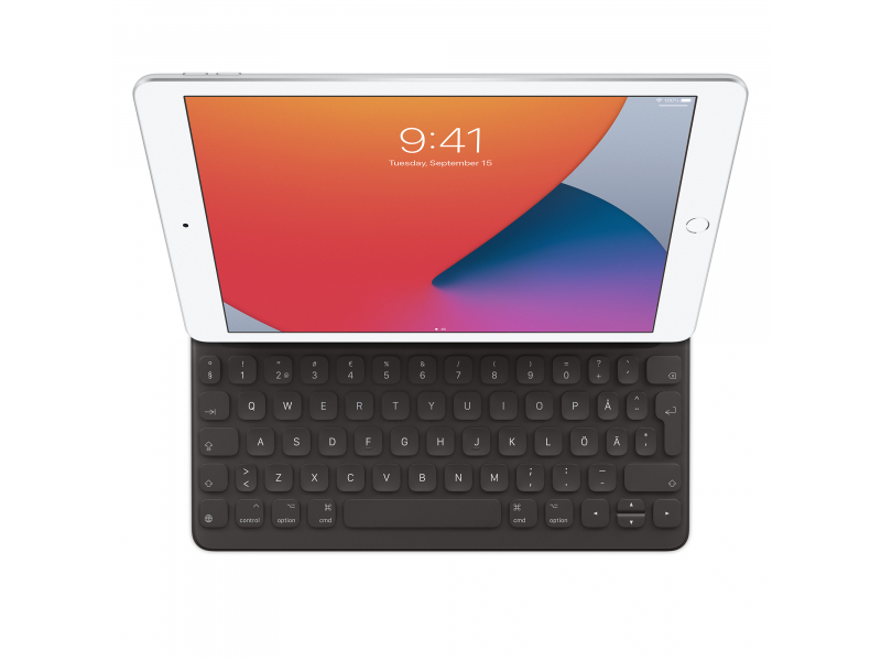 Apple MX3L2S/A tastiera per dispositivo mobile Nero Smart Connector QWERTY Svedese (SMART KEYBOARD FOR IPAD G7 - AND IPAD AIR G