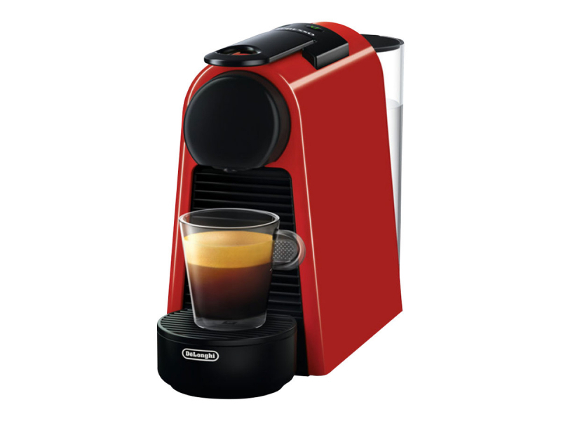 Geeignete Kaffeeart Nespresso Brhmethode Espresso Druck 19 bar Kapazitt des Wasserbehlters 0.6 Liter Farbe Rot Max. Energi