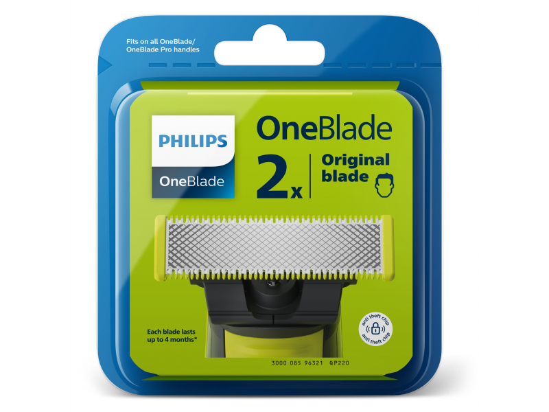 Lame di ricambio per rasoio Philips OneBlade x2 QP220/50