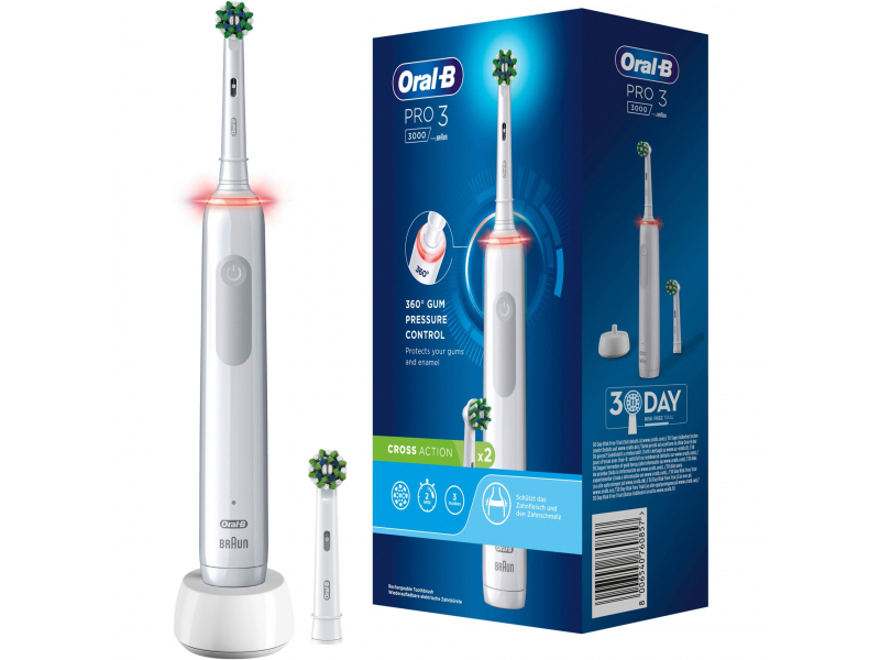 Oral-B Pro 3 3000 Cross Action Bianco 760857