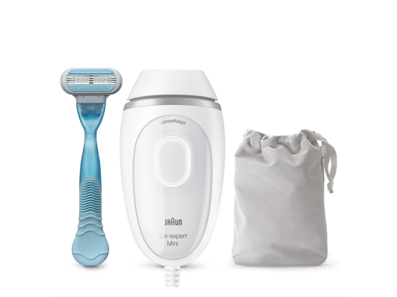 Braun Silk-expert Mini PL1124 Epilatore A Luce Pulsata Di Ultima Generazione Per Donna, Epilazione Permanente Dei Peli Visibili